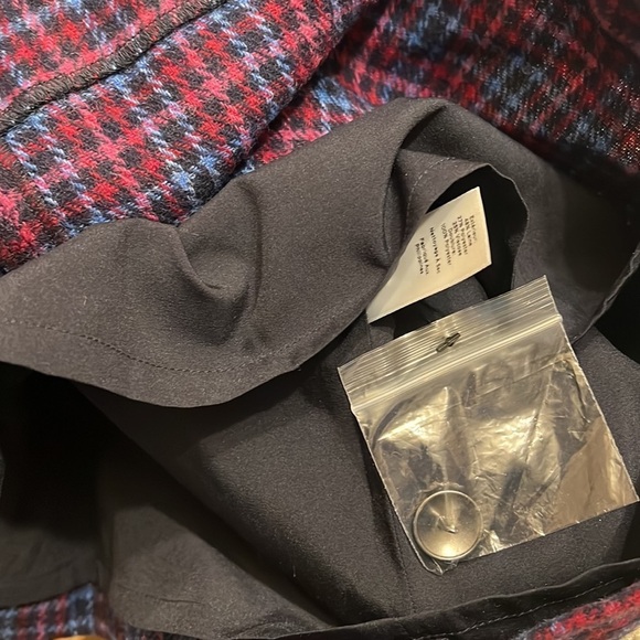 Talbots plaid wool blend a line skirt NWOT size 2 - Picture 6 of 8